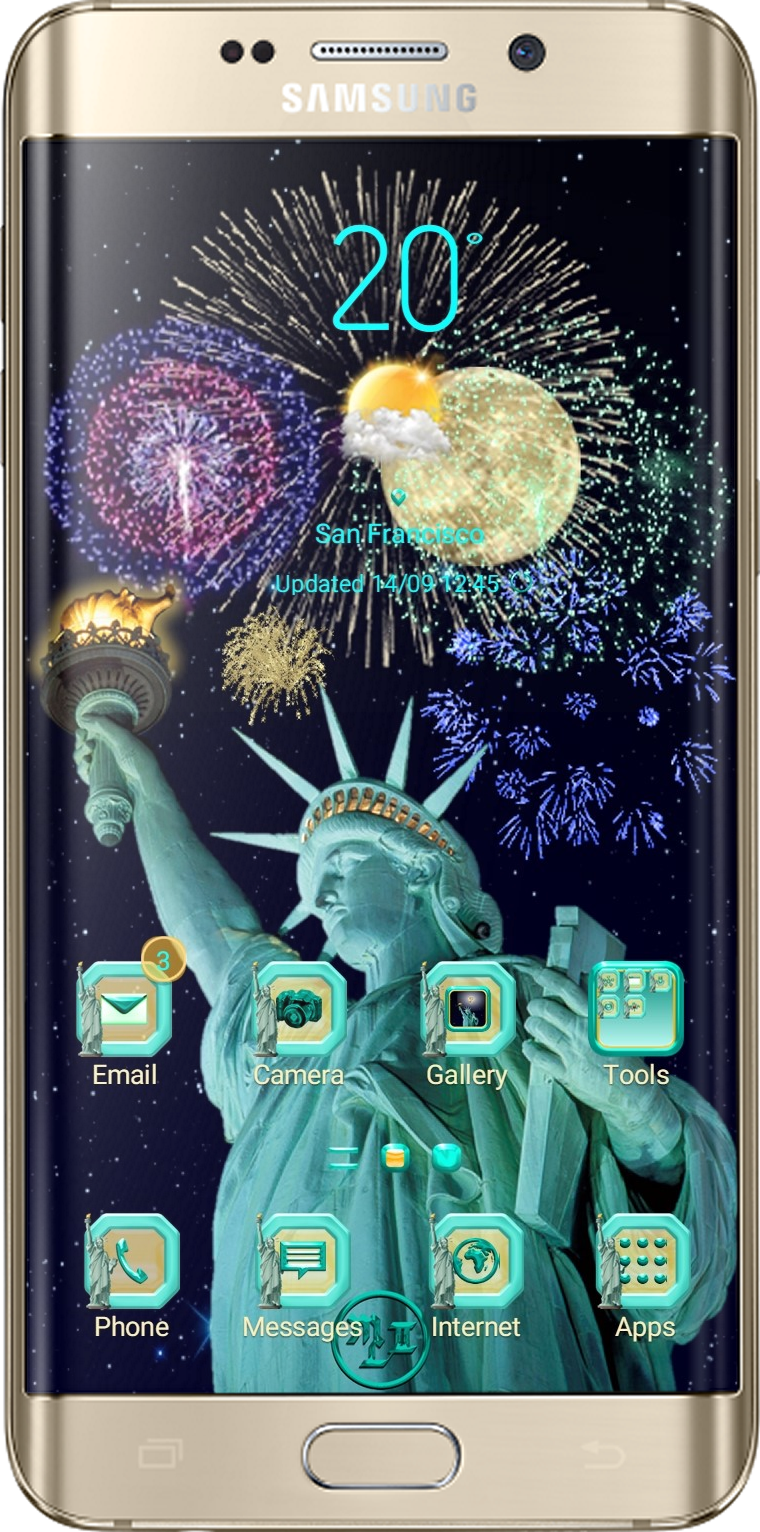 Lady Liberty Theme App